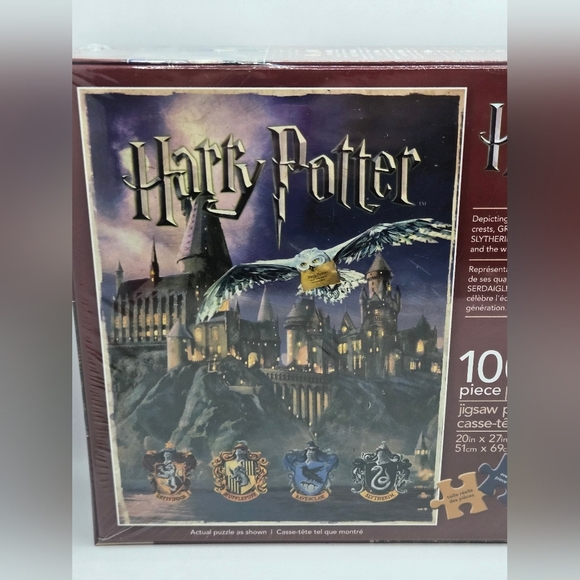 Harry Potter Hogwarts Castle 1000 Piece Jigsaw Puzzle Aquarius 20x27" NEW SEALED - Picture 5 of 6